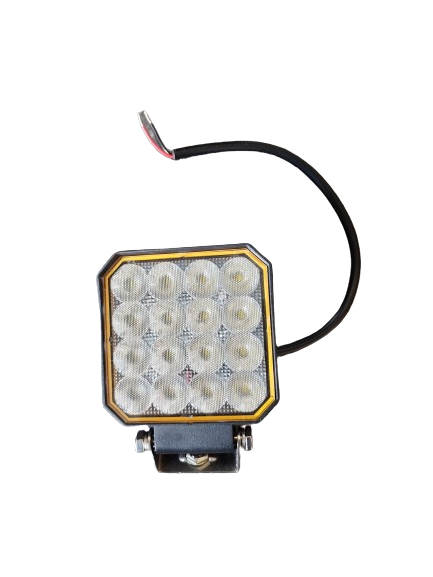 Feux de travail 12/24V 16LED carré plus