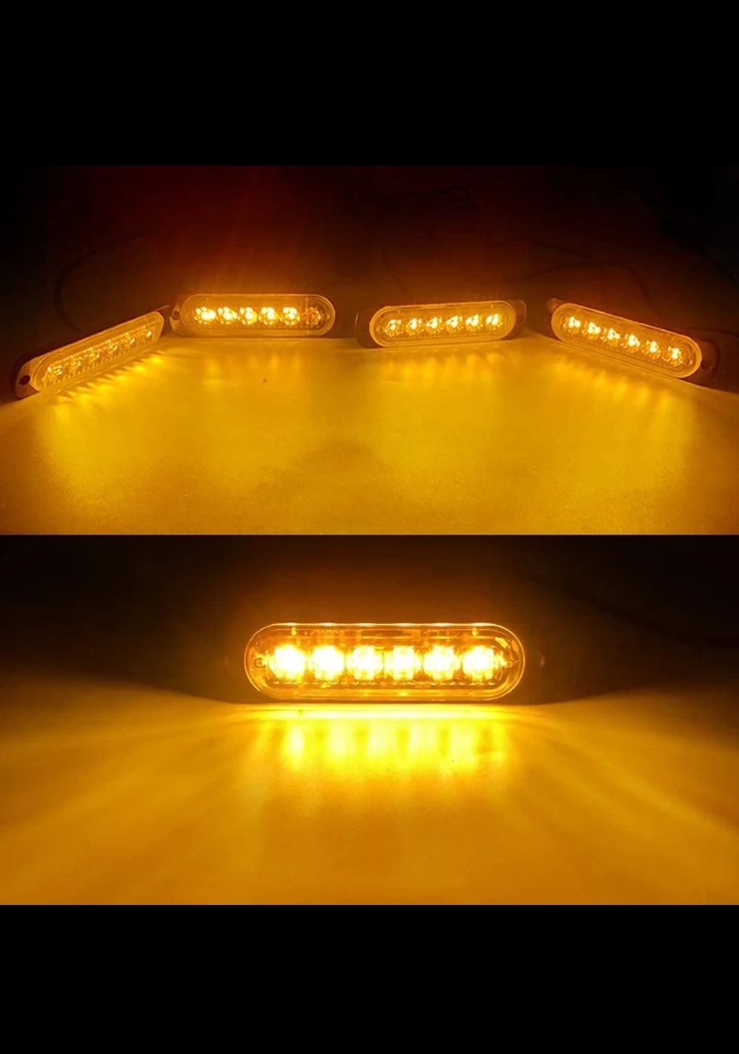 Kit Lumière stroboscopique x4 flash 12V