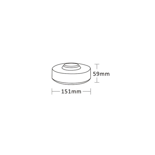 Gyrophare LED aimanté 12 et 24 V