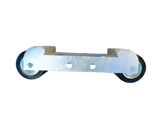 Paire de Roulettes dolly professionnelle 69x24cm 2000kg