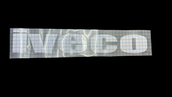 Stickers Iveco ~ 50x8,5cm pour casquette