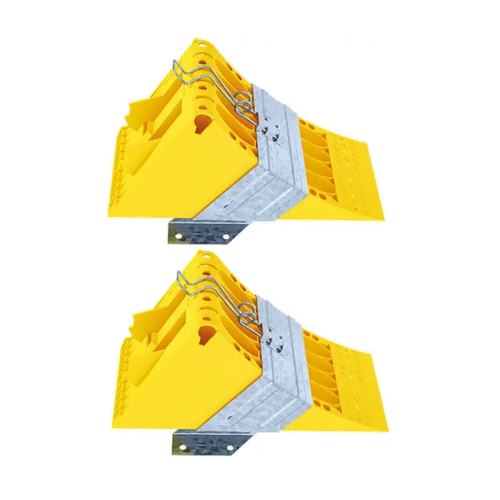 X 2 Cales roues + X2 support galvanisé