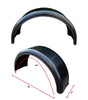 Paire de garde boue rond 15-16" simple roue