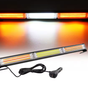 Barre feux stroboscopique led jaune et blanc 46X5,5cm