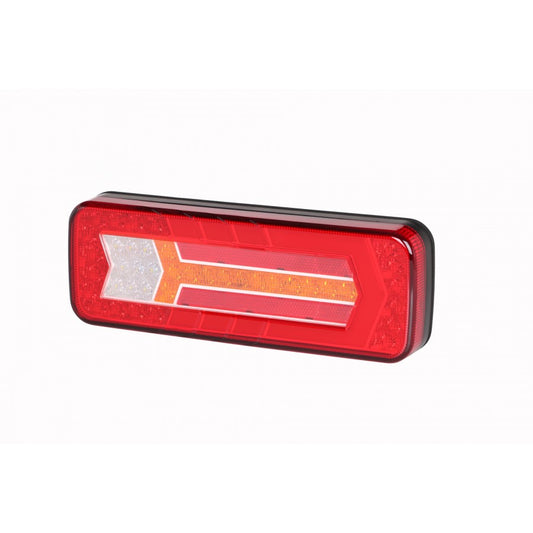 Paire de feux arrière LED avec clignotant dynamique pour 12 et 24V