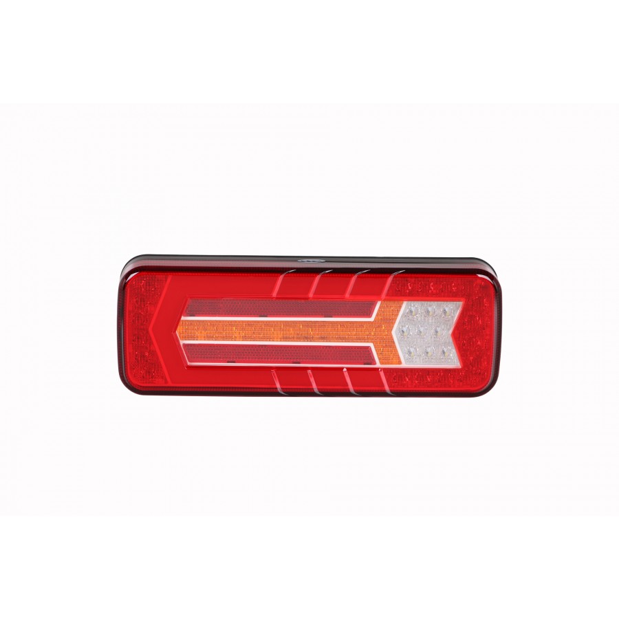 Paire de feux arrière LED avec clignotant dynamique pour 12 et 24V