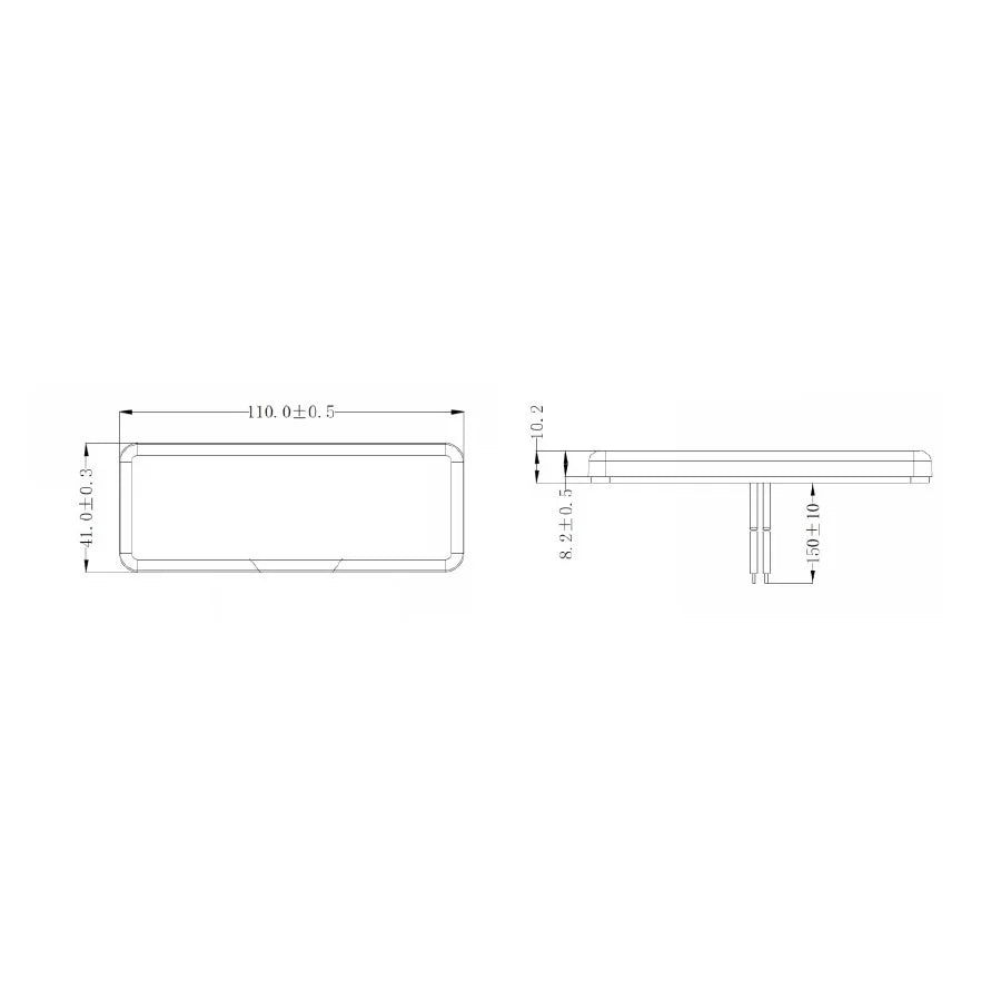 Feux de gabarit blanc 12/24V