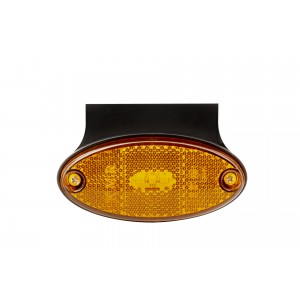 Feux de gabarit orange avec support 12/24V