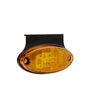 Feux de gabarit orange avec support 12/24V