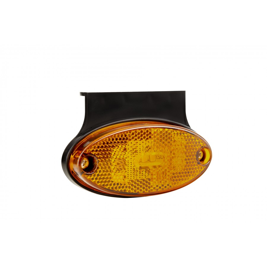 Feux de gabarit orange avec support 12/24V