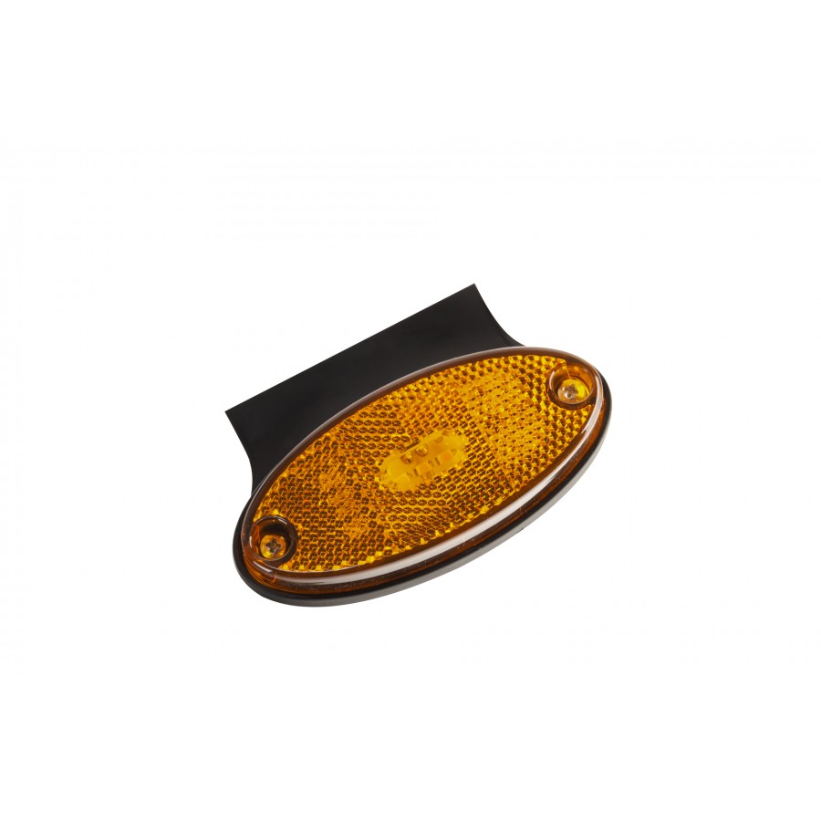 Feux de gabarit orange avec support 12/24V