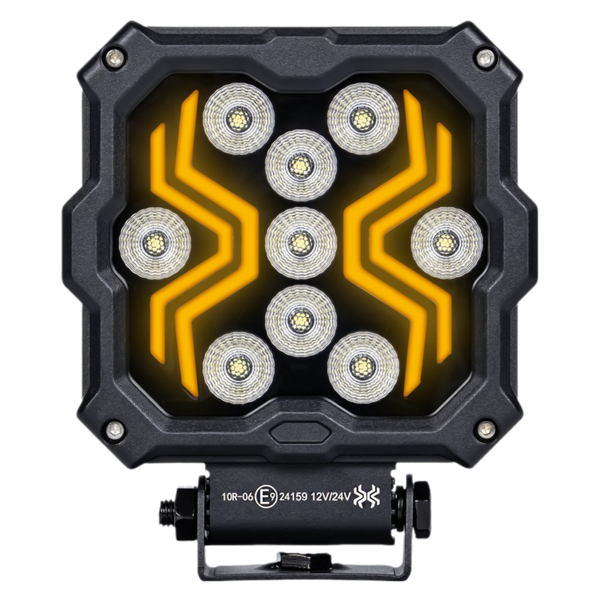 Feu de travail spider double position 12 et 24 V