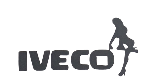 Stickers Iveco avec femme