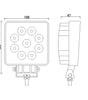 Lampe de travail / projecteur 9 LED 27W - 12/24V