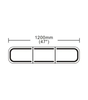Rampe gyrophare LED 1m20 avec commande Tactile