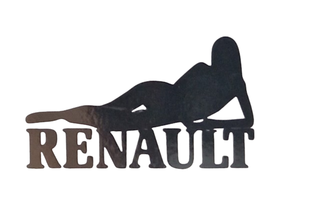 Stickers Renault avec femme