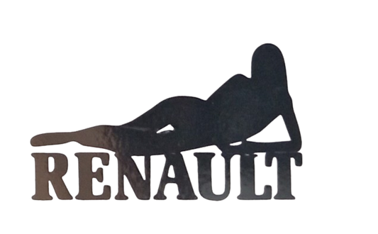 Stickers Renault avec femme