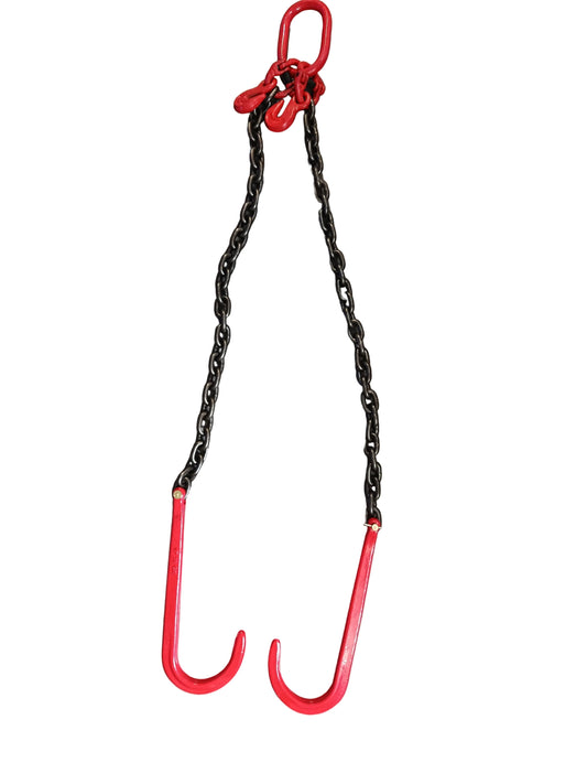 Chaîne avec double grand crochet+ raccourcissent