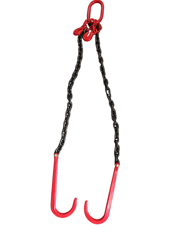Chaîne avec double grand crochet+ raccourcissent