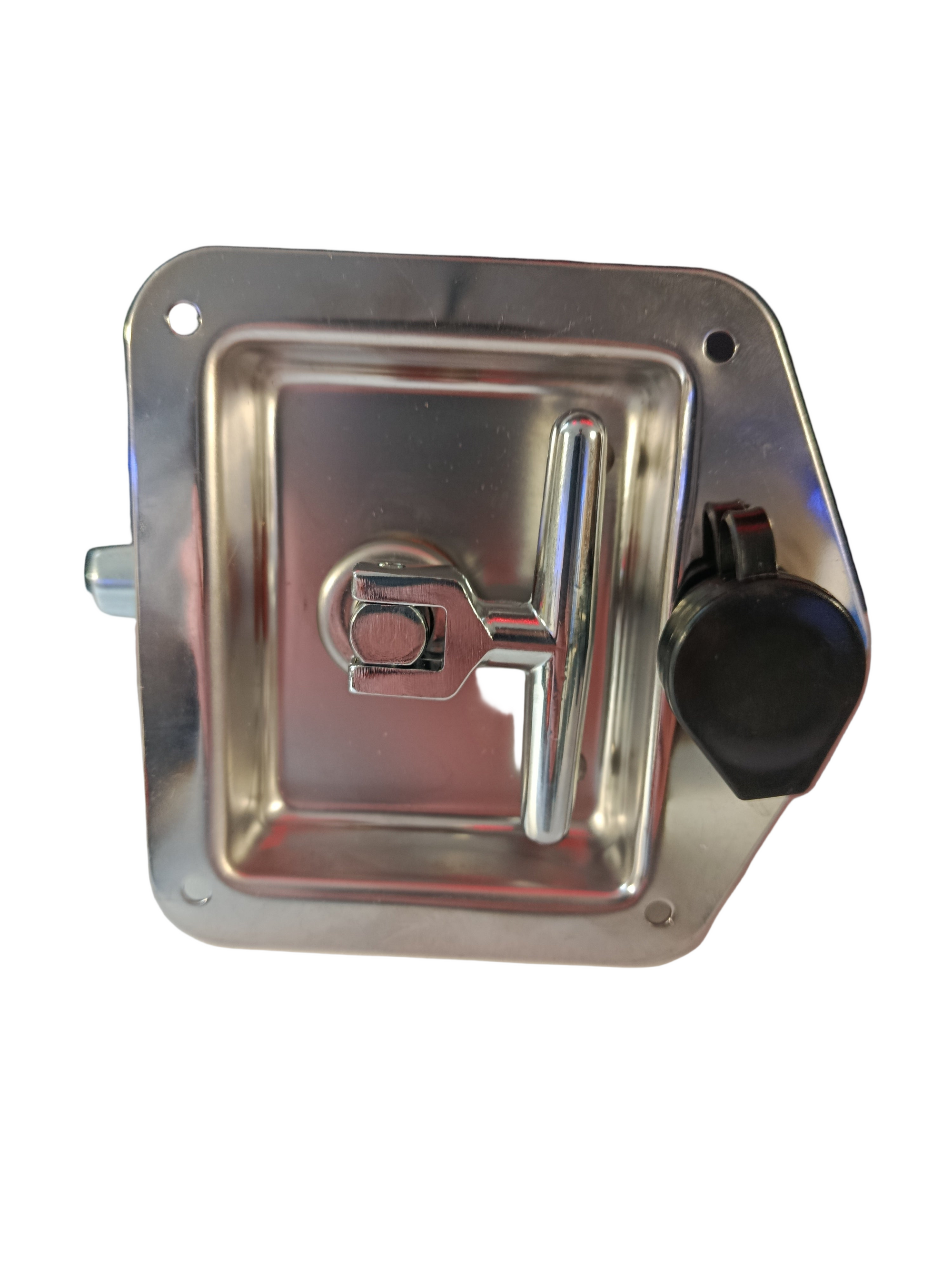 Poigné de coffre en inox avec clés