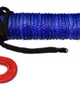 Corde synthétique bleu avec crochet diamètre 10mm x 28 Mètres