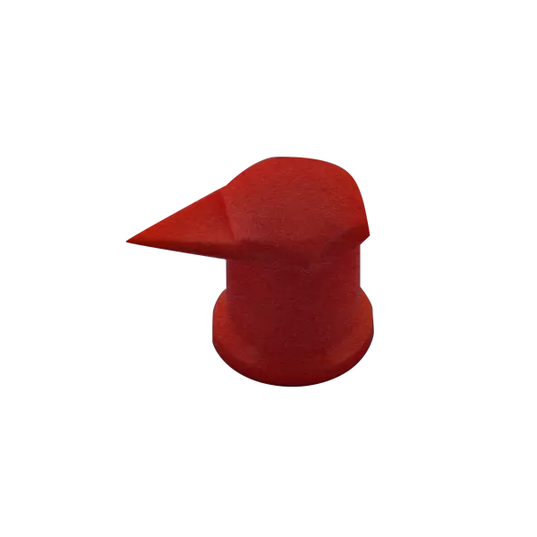 Capuchon de roue rouge 27mm pour iveco et Renault