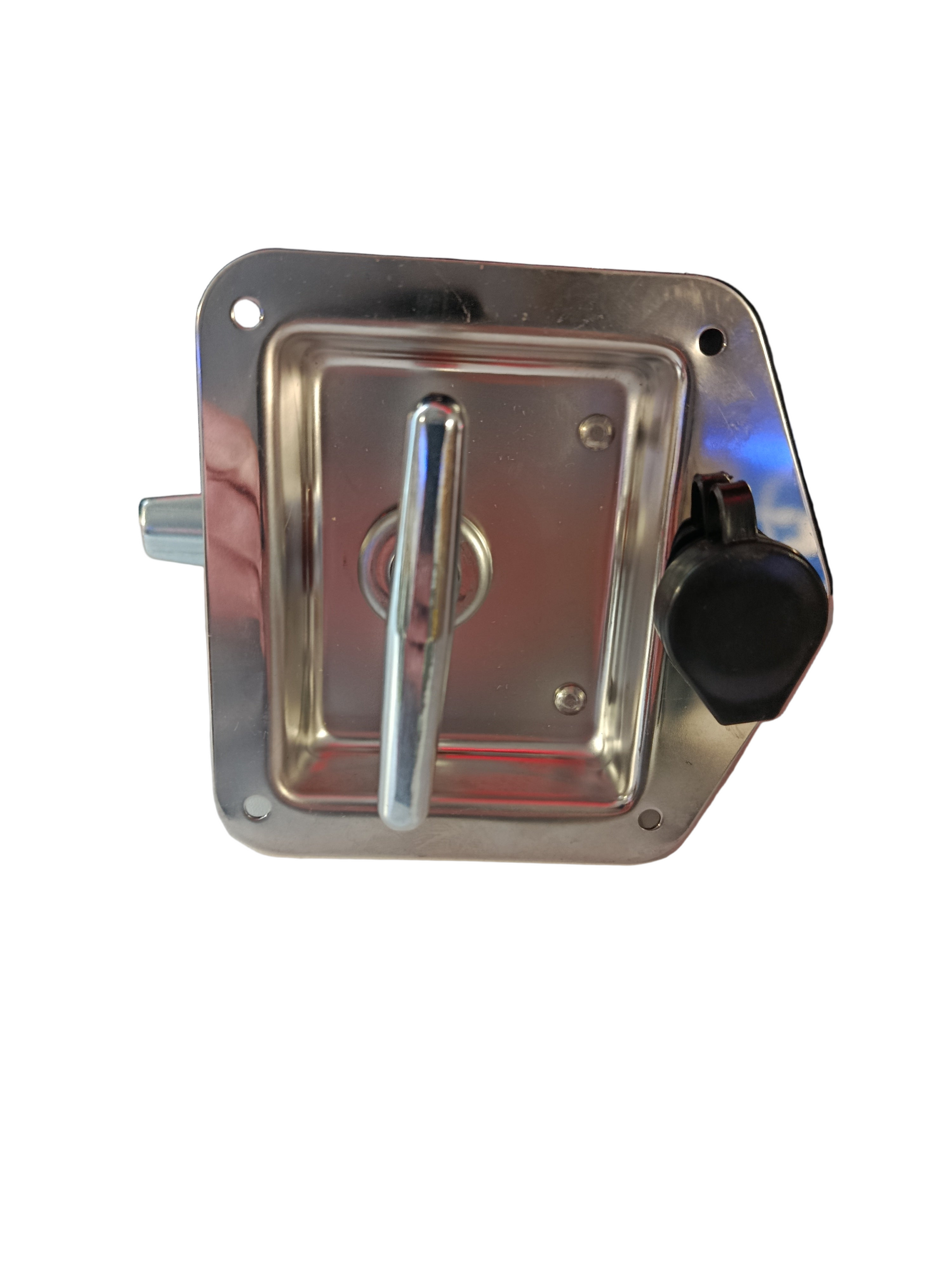 Poigné de coffre en inox avec clés