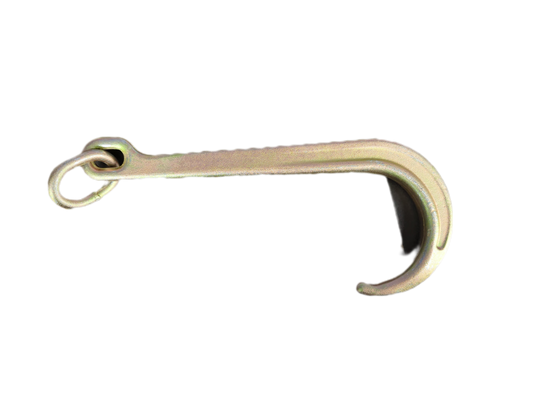 Crochet boucher pour treuil avec anneaux