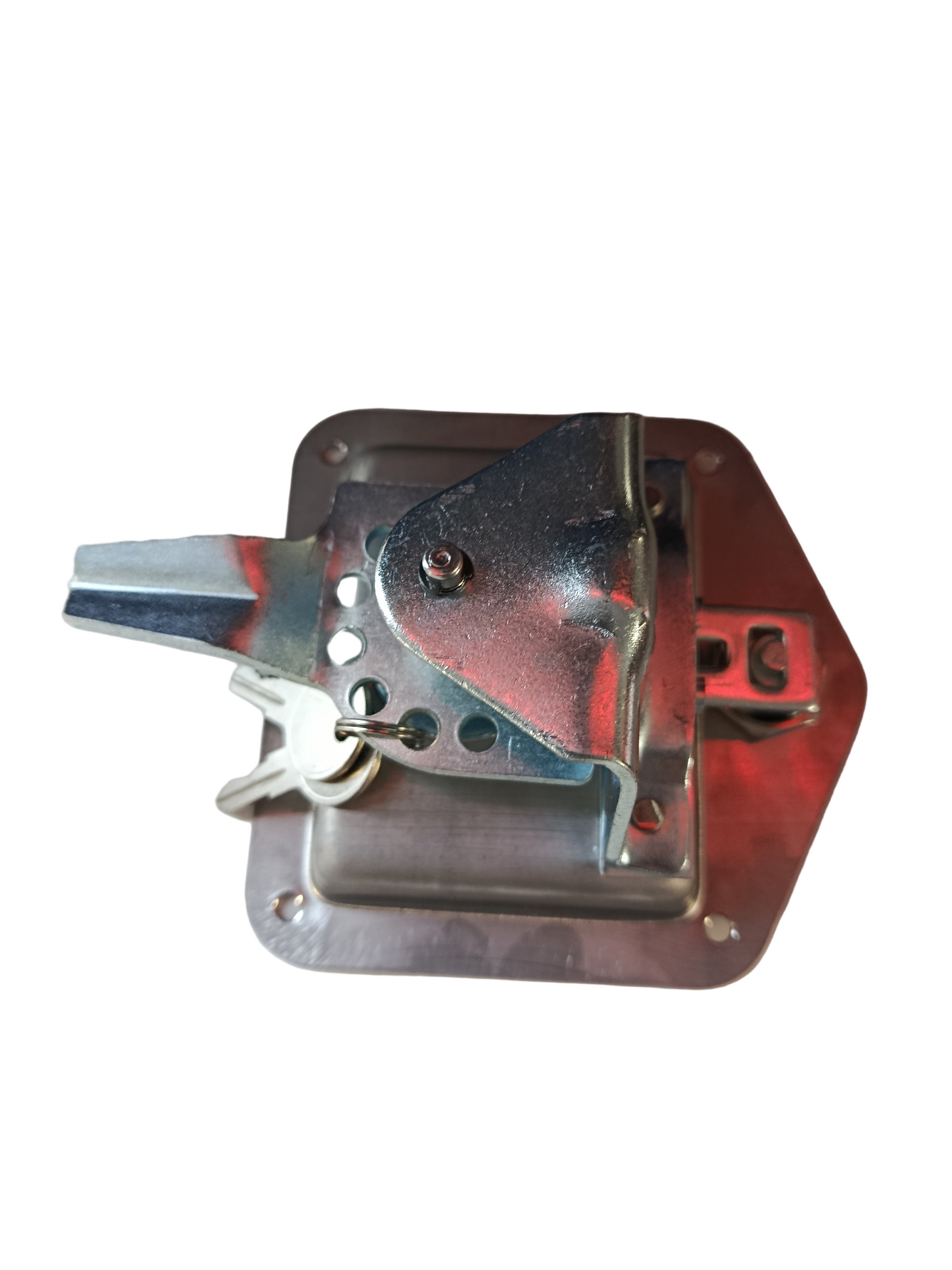 Poigné de coffre en inox avec clés